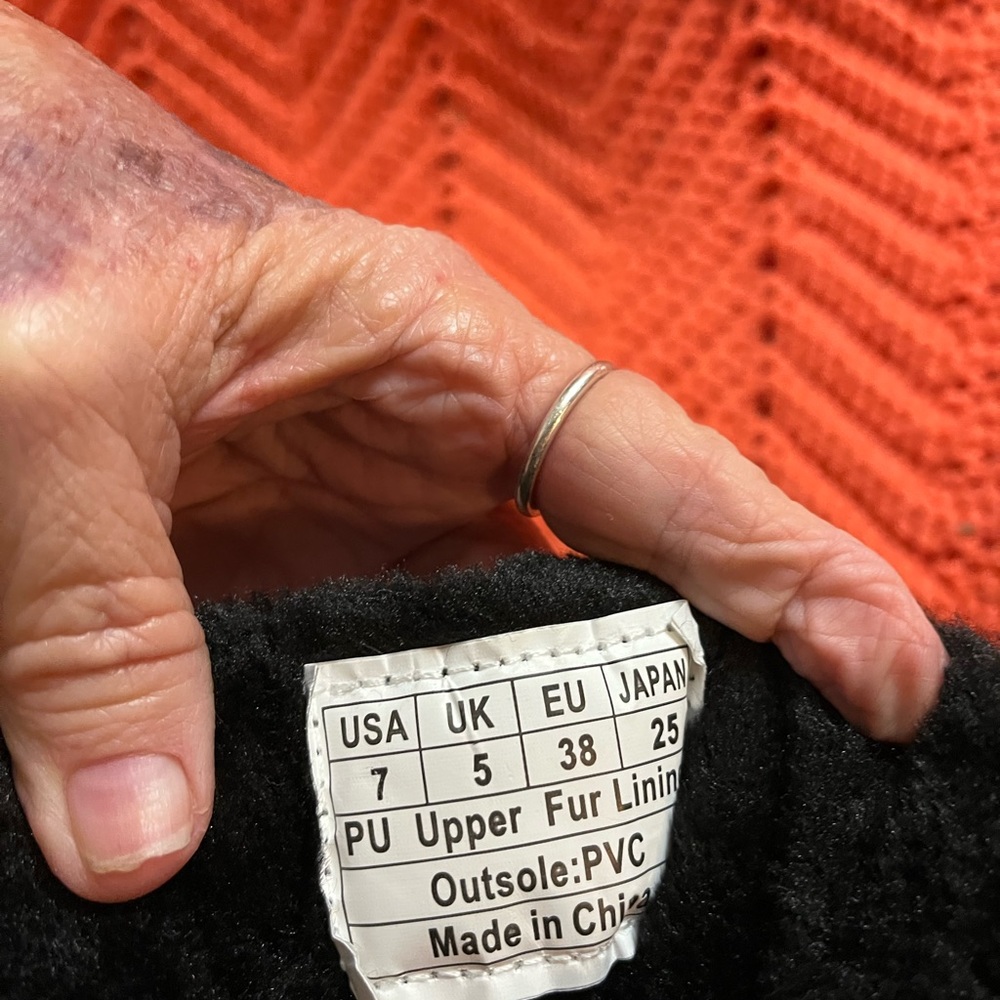 Source Unknown On The Brand, Solid Black, Fur Lin… - image 7